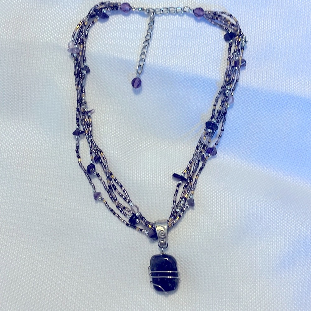 Park lane amethyst inspired necklace